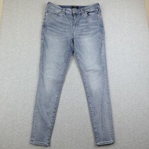 True Religion Jennie Curvy Jeans Women's 31 Mid Rise Super Skinny Blue Denim